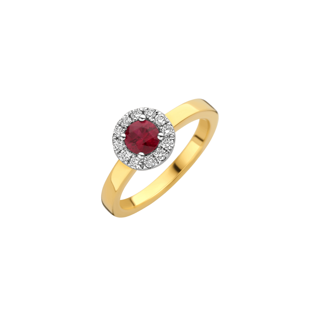 Schaap en Citroen Colours ring geelgoud met diamant - #1 Schaap en Citroen Colours ring geelgoud met diamant - #1