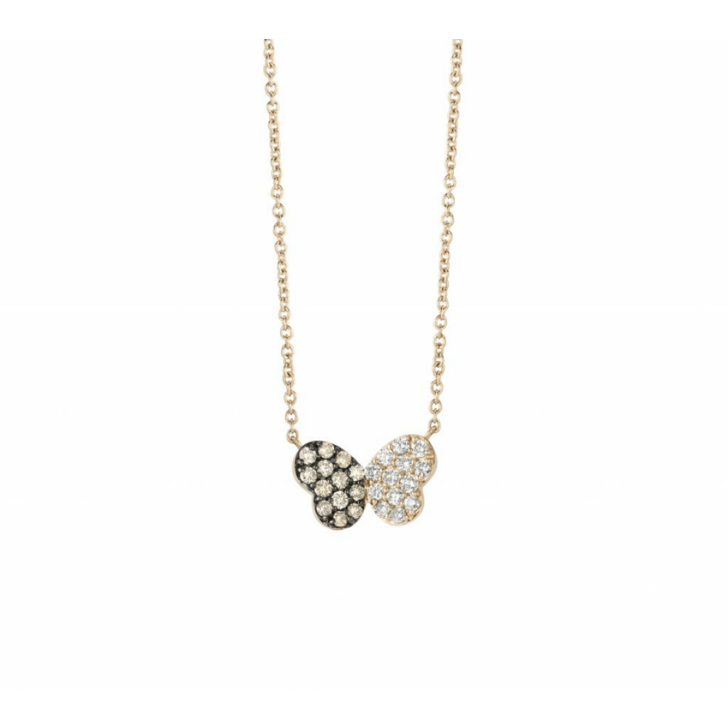 Schaap en Citroen Diamonds collier roodgoud met diamant - #2 Schaap en Citroen Diamonds collier roodgoud met diamant - #2