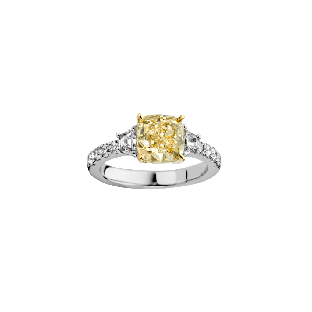 Schaap en Citroen Diamonds ring geelgoud met diamant - #2 Schaap en Citroen Diamonds ring geelgoud met diamant - #2