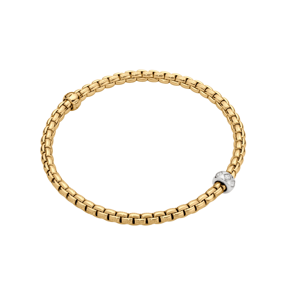 FOPE Eka armband geelgoud met diamant - 73101BX_BB_G_XBX_00M - #1 FOPE Eka armband geelgoud met diamant - 73101BX_BB_G_XBX_00M - #1