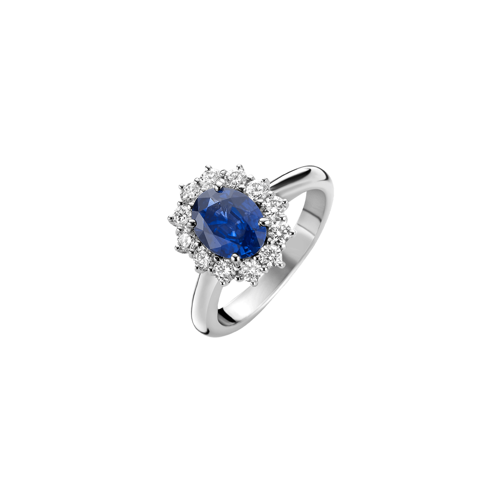 Schaap en Citroen Colours ring witgoud met diamant - #3 Schaap en Citroen Colours ring witgoud met diamant - #3