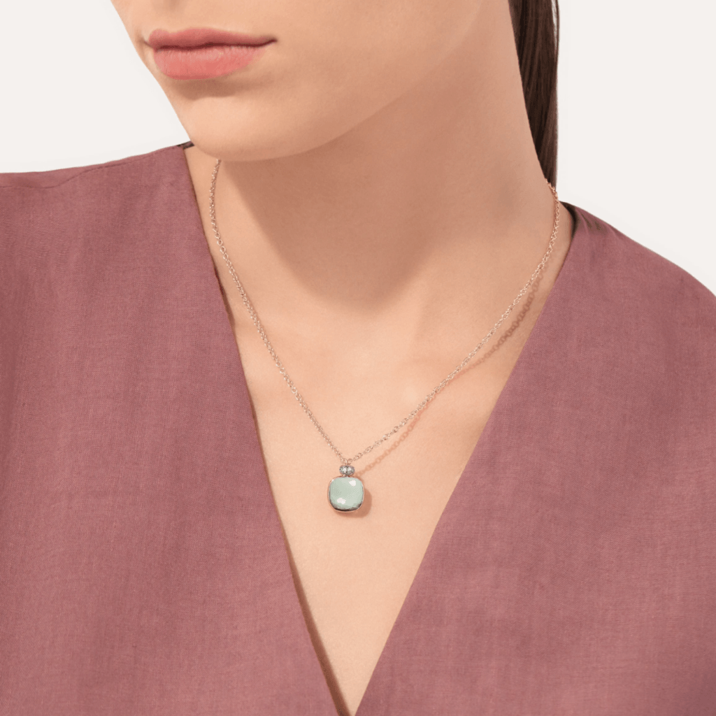 Pomellato Nudo collier roodgoud met diamant - PCC2022 O6WHR DB0PA - #4 Pomellato Nudo collier roodgoud met diamant - PCC2022 O6WHR DB0PA - #4