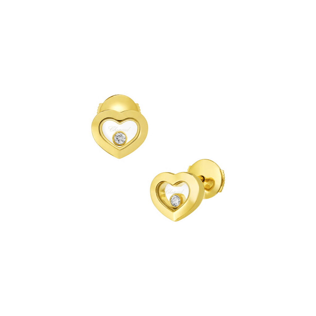 Chopard Happy Diamonds Icons Heart oorsieraad geelgoud met diamant - 83A054-0001 - #2 Chopard Happy Diamonds Icons Heart oorsieraad geelgoud met diamant - 83A054-0001 - #2