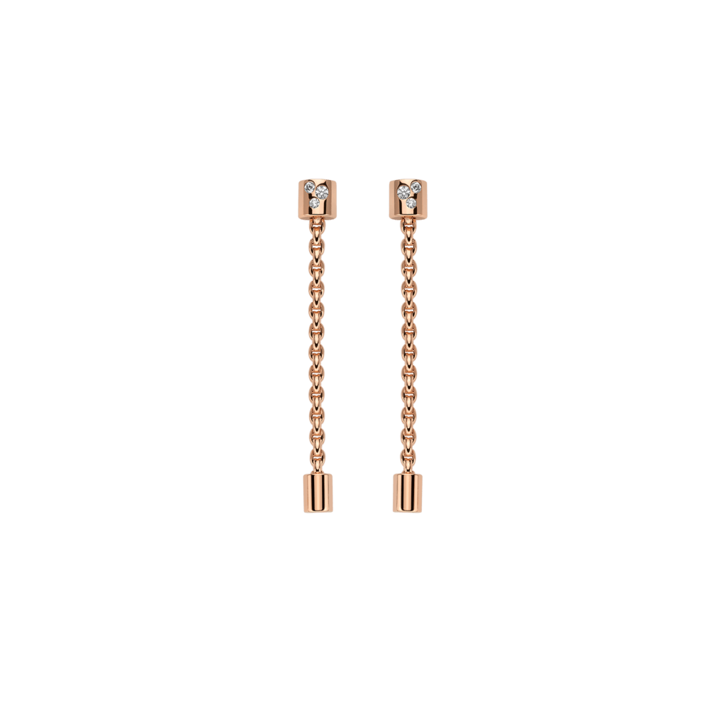 FOPE Aria oorsieraad roodgoud met diamant - 89003OX_BB_R_XBX_000 - #1 FOPE Aria oorsieraad roodgoud met diamant - 89003OX_BB_R_XBX_000 - #1