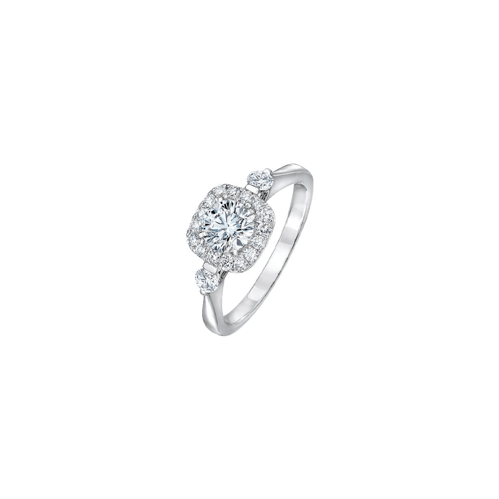 Royal Asscher Aida ring witgoud met diamant - R.74.3371.RAB.18WG.20 GIA - #3 Royal Asscher Aida ring witgoud met diamant - R.74.3371.RAB.18WG.20 GIA - #3
