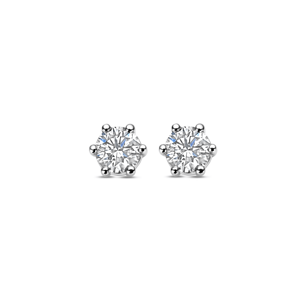 Schaap en Citroen Diamonds oorsieraad witgoud met diamant - #2 Schaap en Citroen Diamonds oorsieraad witgoud met diamant - #2