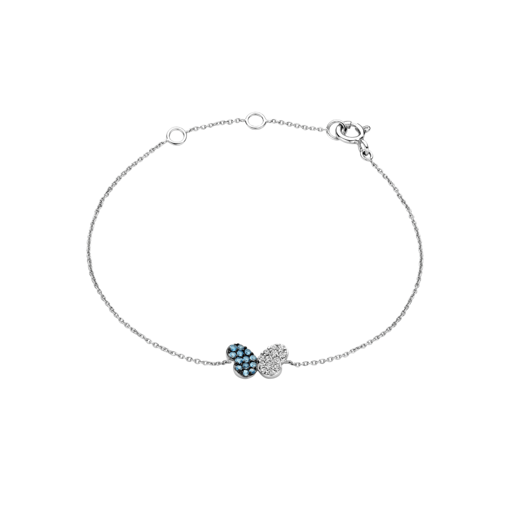 Schaap en Citroen Diamonds armband witgoud met diamant - #1 Schaap en Citroen Diamonds armband witgoud met diamant - #1