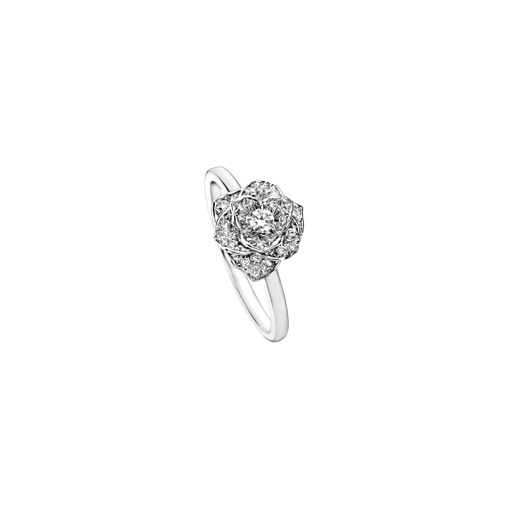Piaget Rose ring witgoud met diamant - G34UR500 - #3 Piaget Rose ring witgoud met diamant - G34UR500 - #3