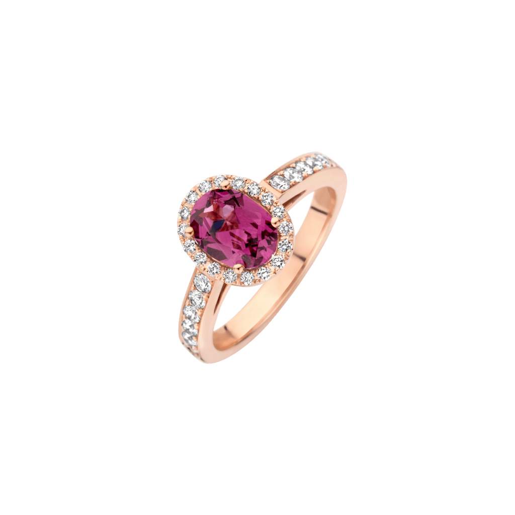 Schaap en Citroen Colours ring roodgoud met diamant - #1 Schaap en Citroen Colours ring roodgoud met diamant - #1
