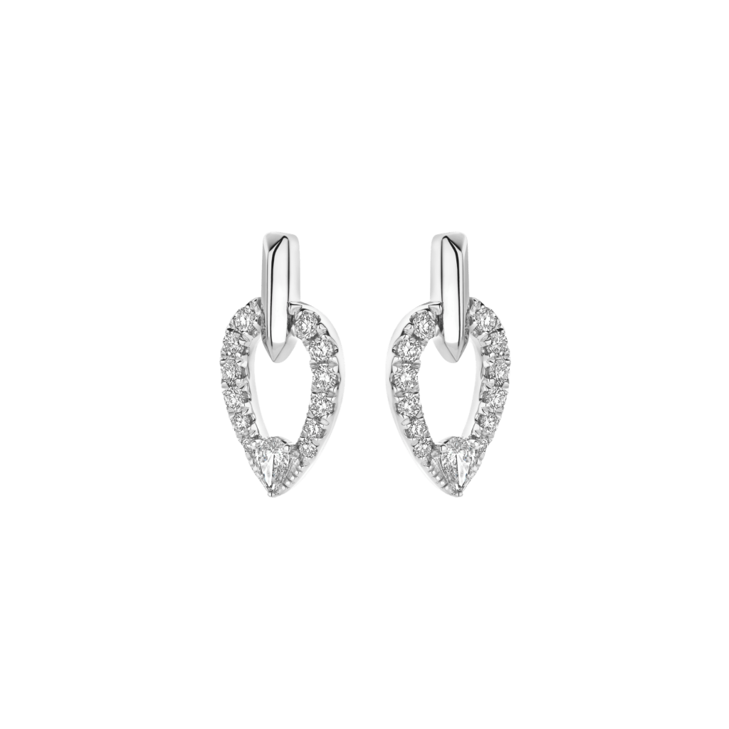 Schaap en Citroen Diamonds oorsieraad witgoud met diamant - #1 Schaap en Citroen Diamonds oorsieraad witgoud met diamant - #1