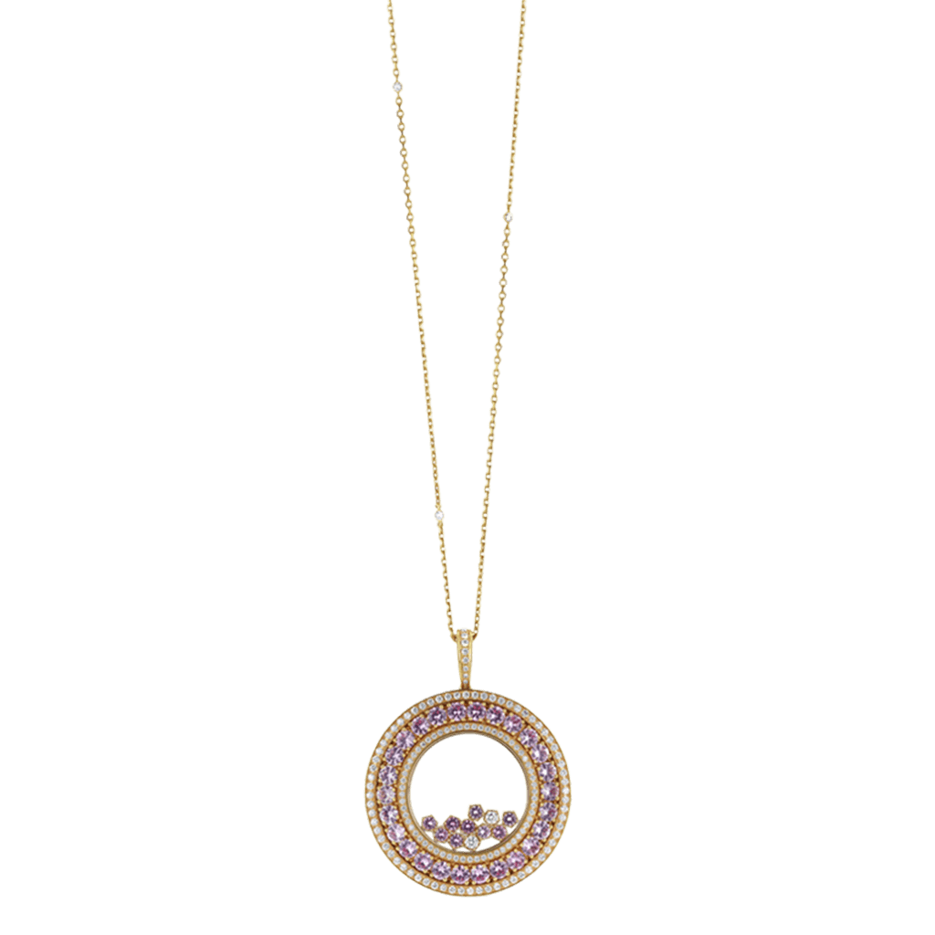 Chopard Happy Diamonds collier roodgoud met diamant - 799470-5201 - #2