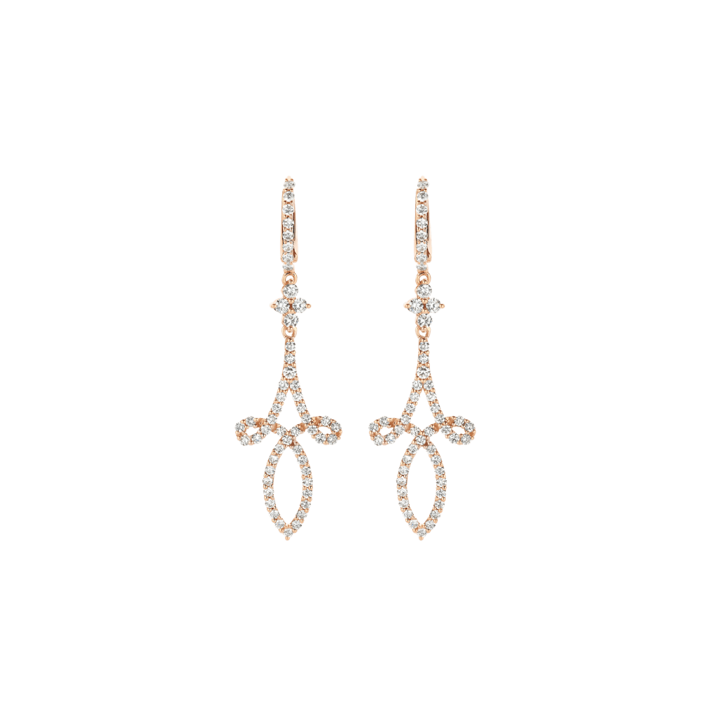 Schaap en Citroen Diamonds oorsieraad roodgoud met diamant - #1 Schaap en Citroen Diamonds oorsieraad roodgoud met diamant - #1