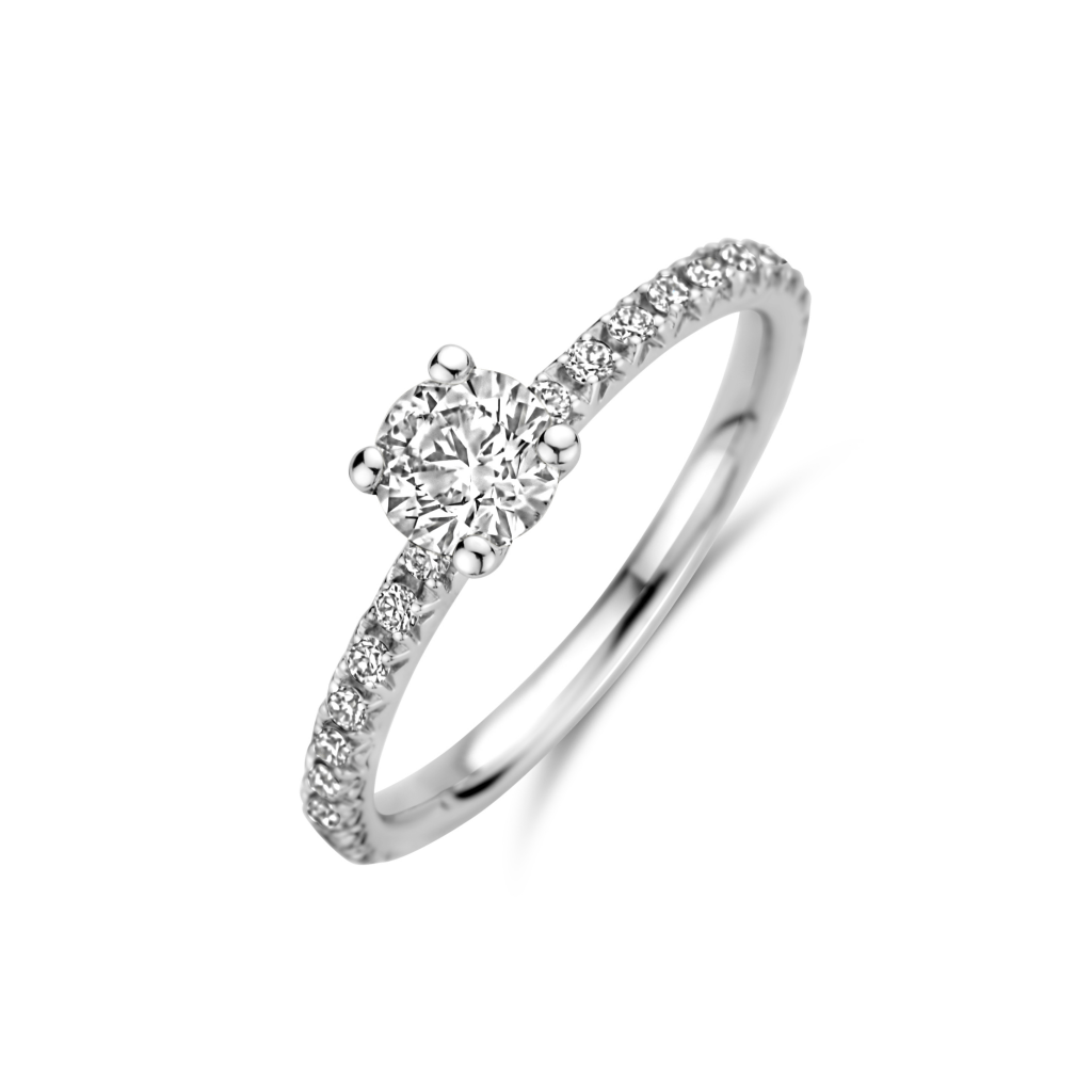 Schaap en Citroen Diamonds ring witgoud met diamant - #4 Schaap en Citroen Diamonds ring witgoud met diamant - #4