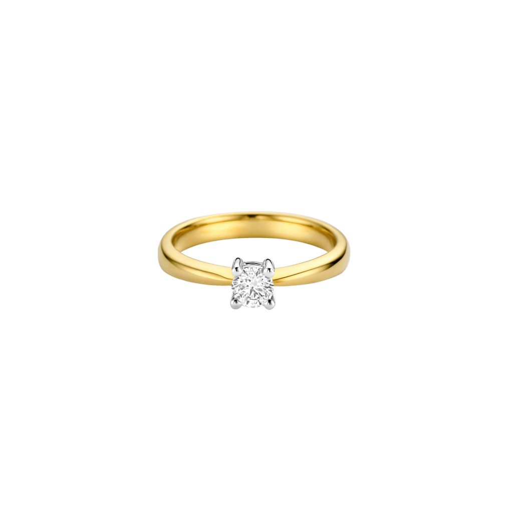 Schaap en Citroen Diamonds ring geelgoud met diamant - #3 Schaap en Citroen Diamonds ring geelgoud met diamant - #3