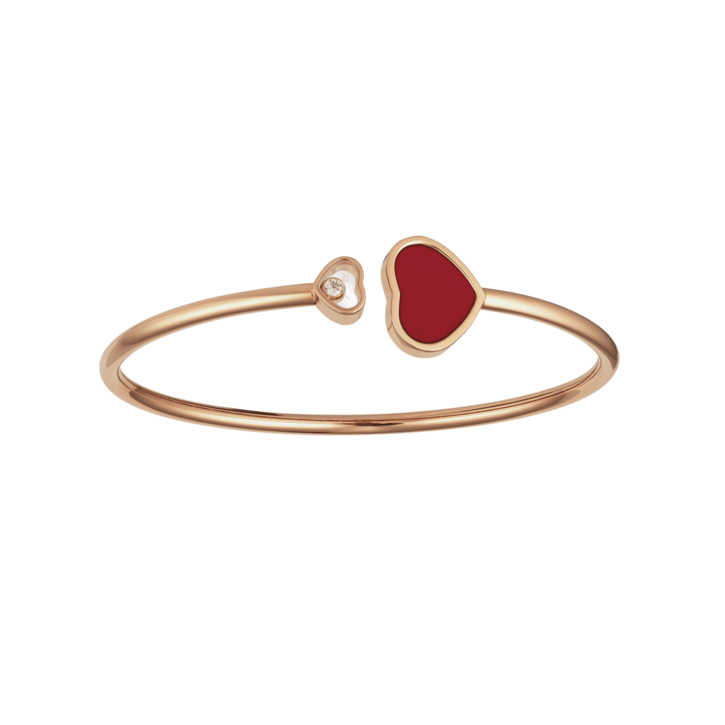 Chopard Happy Diamonds Happy Hearts armband roodgoud met diamant - 857482-5702 - #1 Chopard Happy Diamonds Happy Hearts armband roodgoud met diamant - 857482-5702 - #1