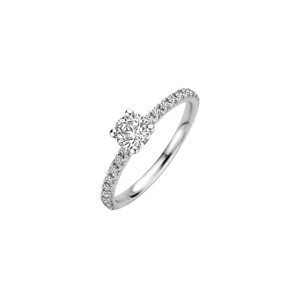 Schaap en Citroen Diamonds ring witgoud met diamant - #1 Schaap en Citroen Diamonds ring witgoud met diamant - #1