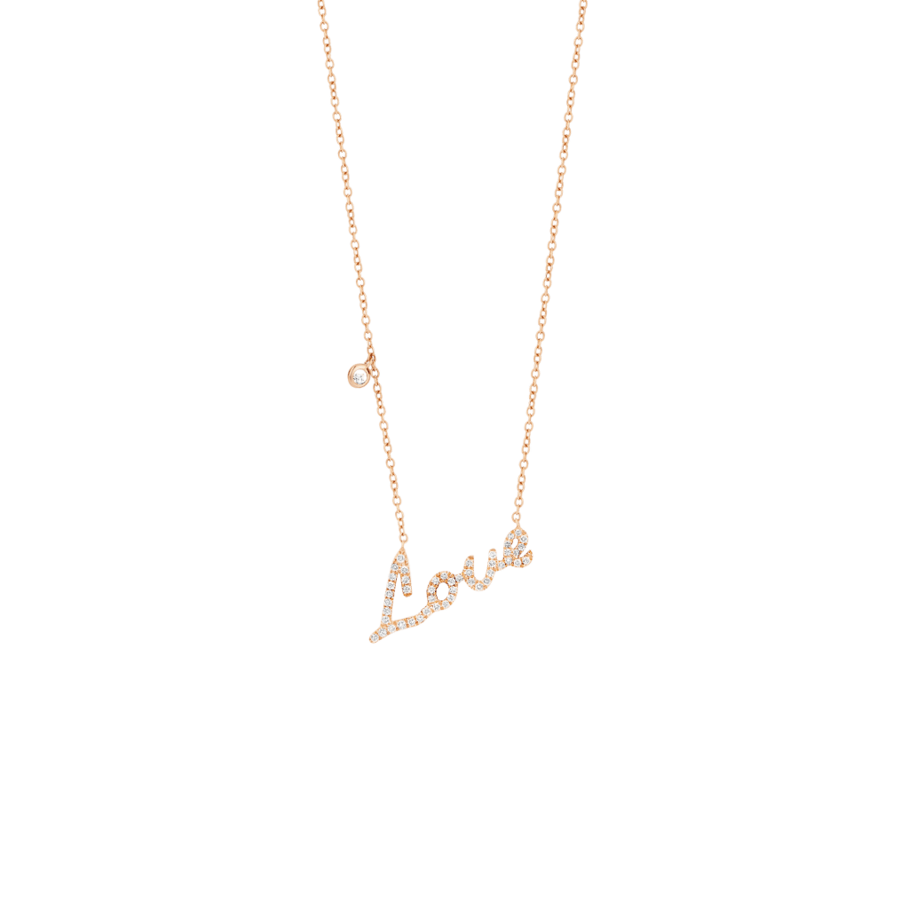 Schaap en Citroen Diamonds Love collier roodgoud met diamant - #1 Schaap en Citroen Diamonds Love collier roodgoud met diamant - #1
