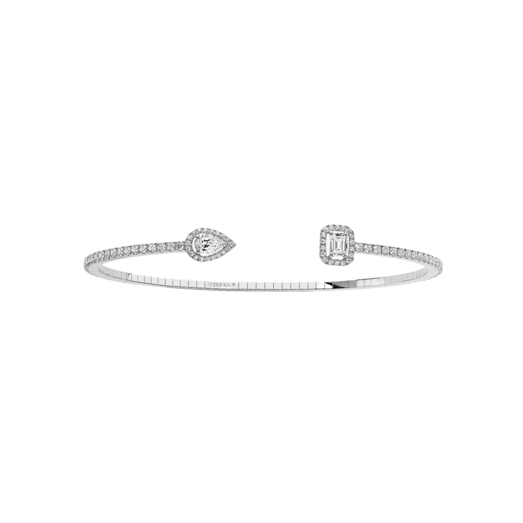 Messika My Twin Toi And Moi armband witgoud met diamant - 6161-WG - #1 Messika My Twin Toi And Moi armband witgoud met diamant - 6161-WG - #1