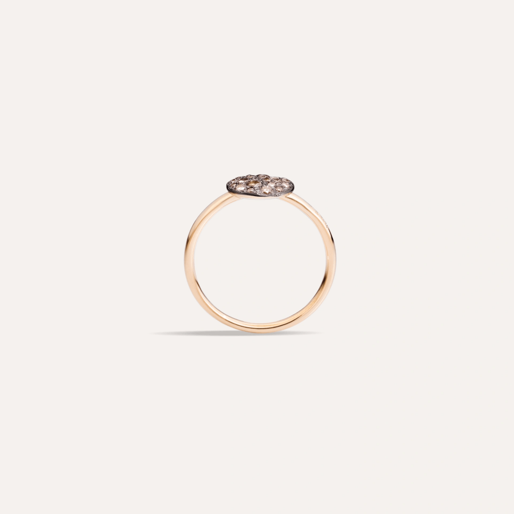 Pomellato Sabbia ring roodgoud met diamant - PAB4070 O7000 DBR00 - #3 Pomellato Sabbia ring roodgoud met diamant - PAB4070 O7000 DBR00 - #3