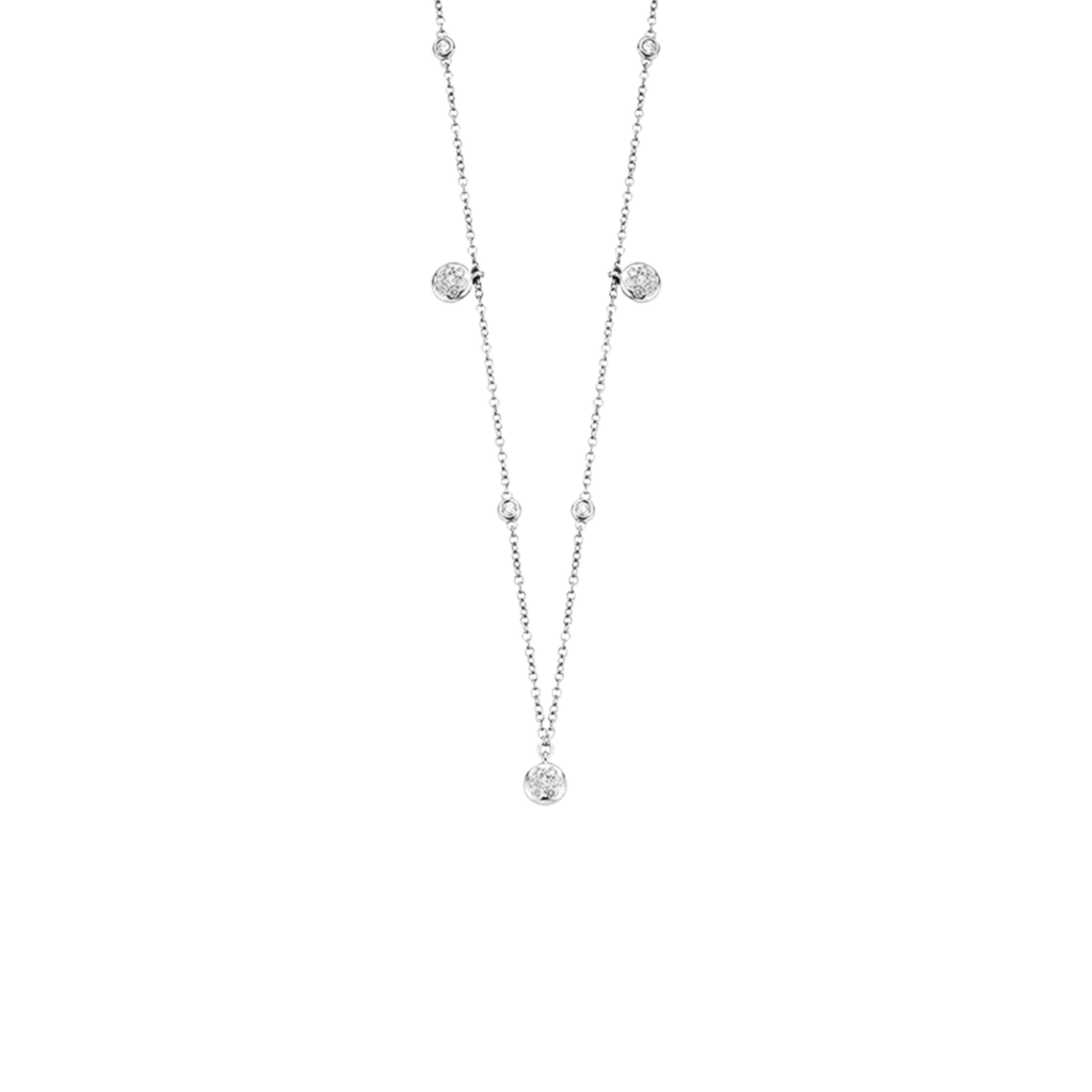 Schaap en Citroen Diamonds collier witgoud met diamant - #1 Schaap en Citroen Diamonds collier witgoud met diamant - #1
