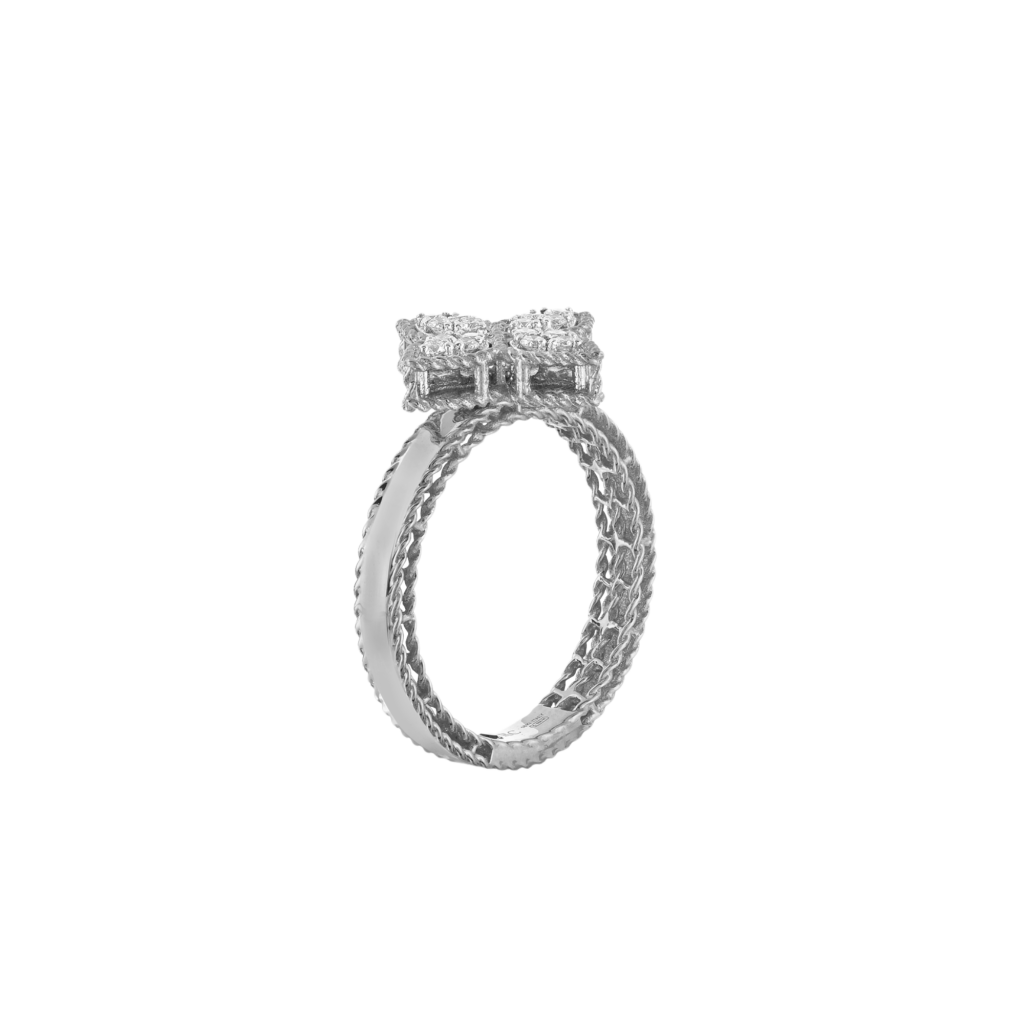 Roberto Coin Princess Flower ring witgoud met diamant - ADR777RI0639 - #4 Roberto Coin Princess Flower ring witgoud met diamant - ADR777RI0639 - #4
