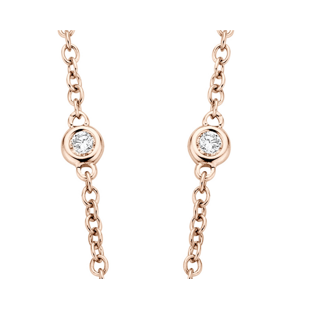 Schaap en Citroen Diamonds collier roodgoud met diamant - #4 Schaap en Citroen Diamonds collier roodgoud met diamant - #4