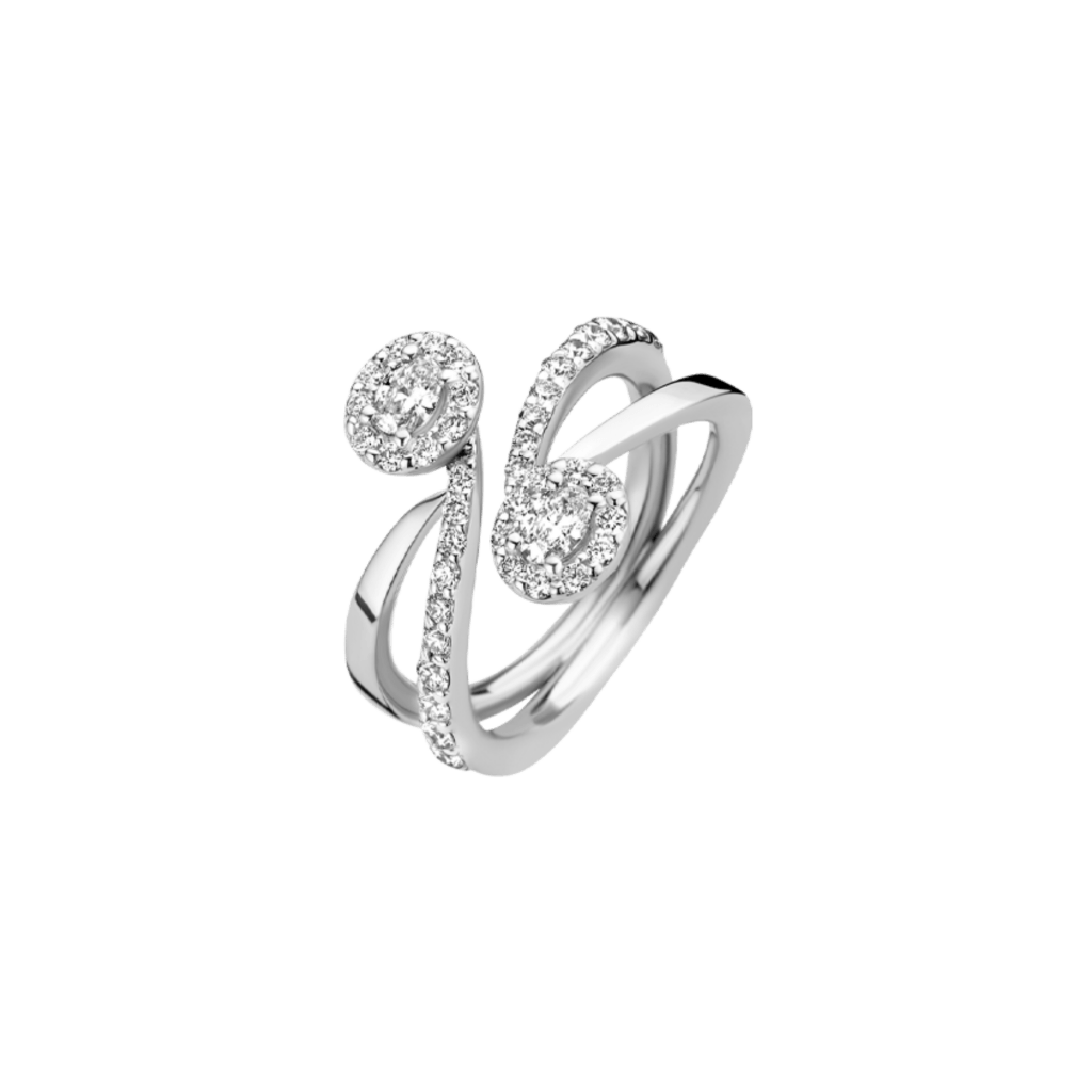 Schaap en Citroen Diamonds ring witgoud met diamant - #1 Schaap en Citroen Diamonds ring witgoud met diamant - #1