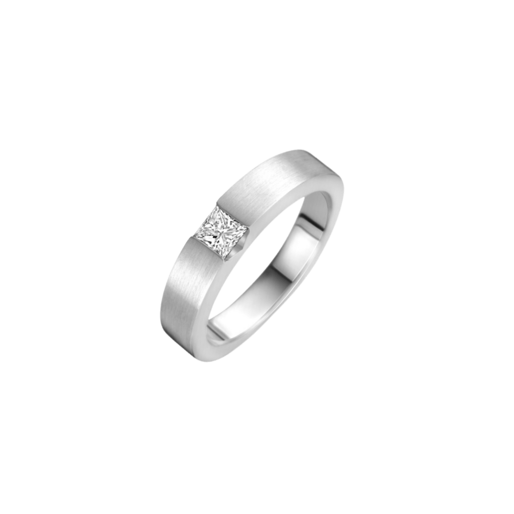 Schaap en Citroen Diamonds ring witgoud met diamant - #1 Schaap en Citroen Diamonds ring witgoud met diamant - #1