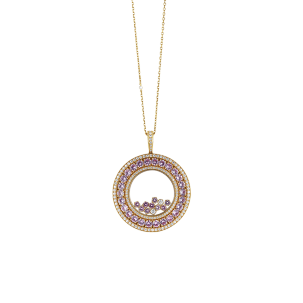 Chopard Happy Diamonds collier roodgoud met diamant - 799470-5201 - #1