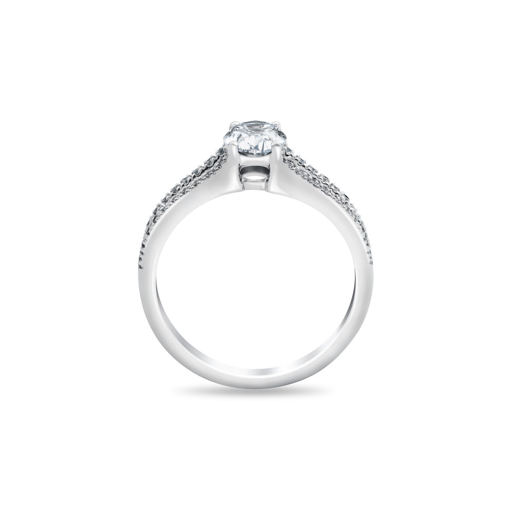 Royal Asscher Mariana ring witgoud met diamant - R.19055.RACU.WG.7 HRD - #4 Royal Asscher Mariana ring witgoud met diamant - R.19055.RACU.WG.7 HRD - #4