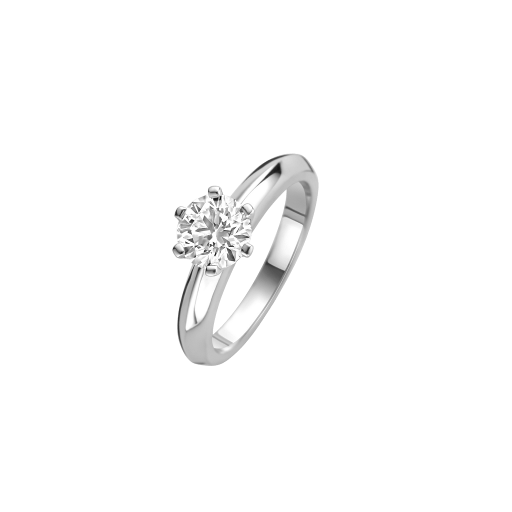 Schaap en Citroen Diamonds ring witgoud met diamant - #1 Schaap en Citroen Diamonds ring witgoud met diamant - #1