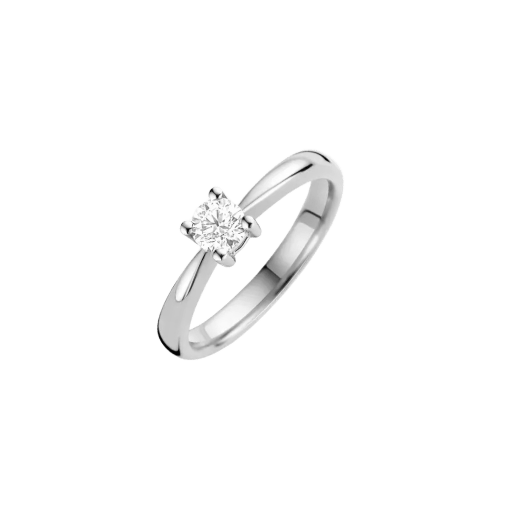 Schaap en Citroen Diamonds ring witgoud met diamant - #1