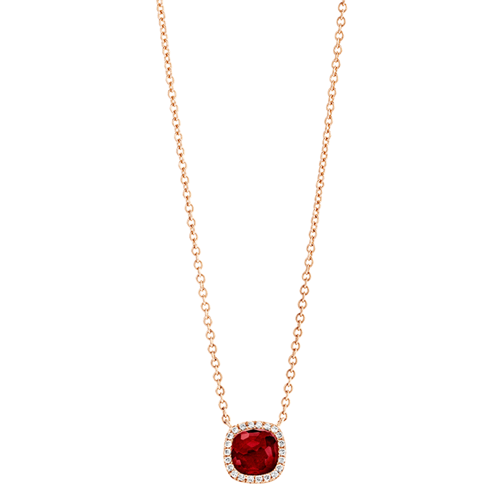 Tirisi Jewelry Milano Sweeties collier roodgoud met diamant - TP9152RUP - #2 Tirisi Jewelry Milano Sweeties collier roodgoud met diamant - TP9152RUP - #2