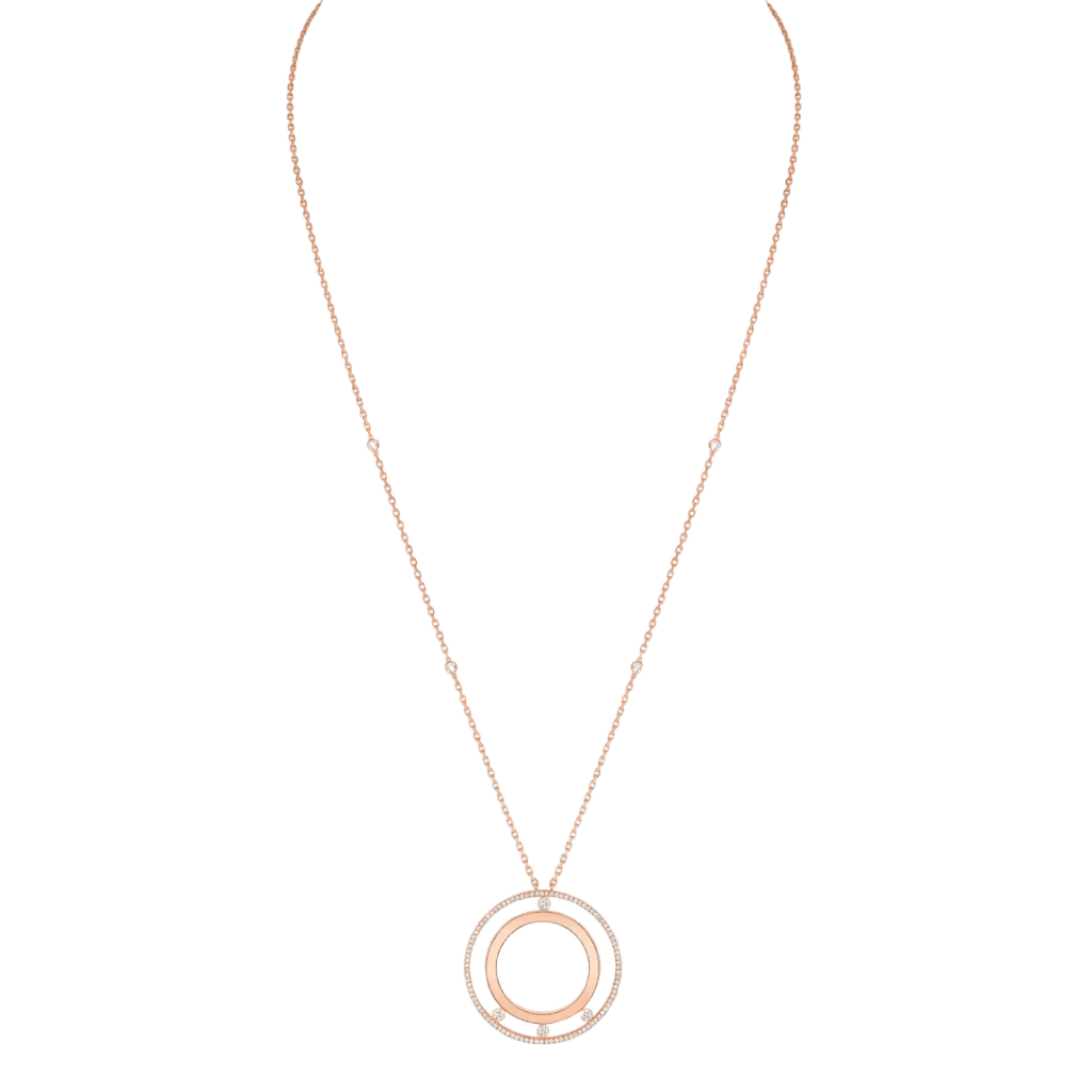 Messika Move Romane collier roodgoud met diamant - 11169-PG - #2 Messika Move Romane collier roodgoud met diamant - 11169-PG - #2