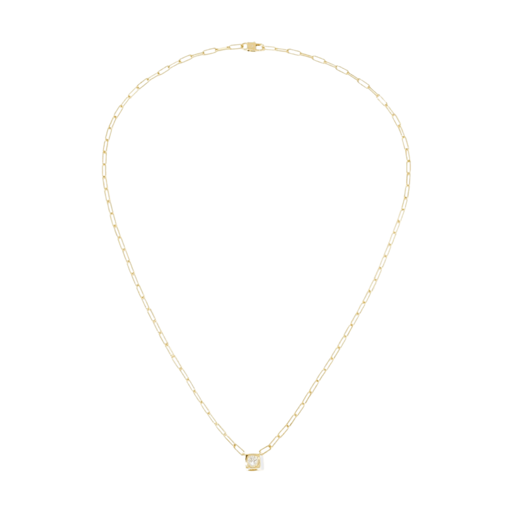 dinh van Le Cube Diamant collier geelgoud met diamant - 608211 - #2 dinh van Le Cube Diamant collier geelgoud met diamant - 608211 - #2