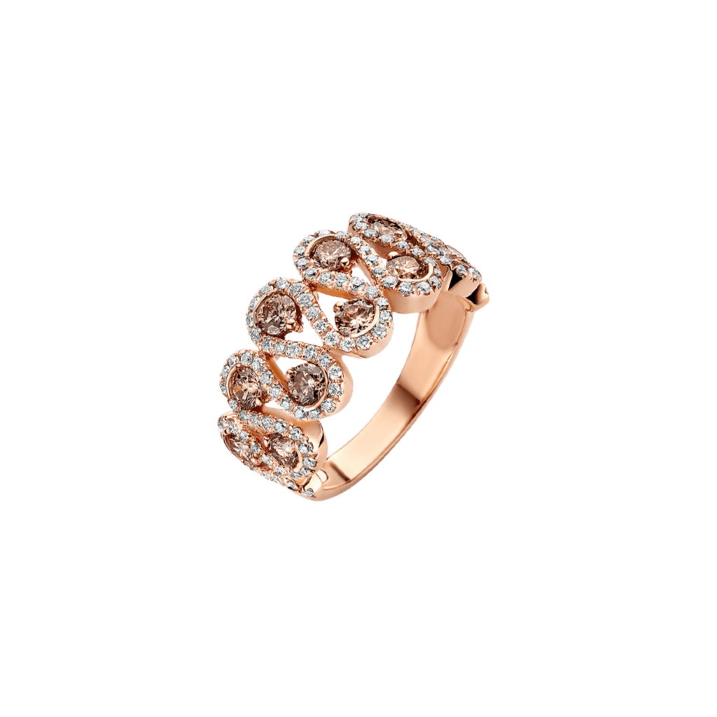 Schaap en Citroen Diamonds ring roodgoud - #1