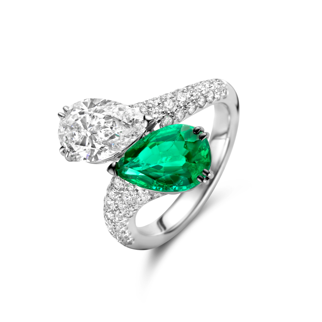 Schaap en Citroen Diamonds ring witgoud met diamant - #2 Schaap en Citroen Diamonds ring witgoud met diamant - #2