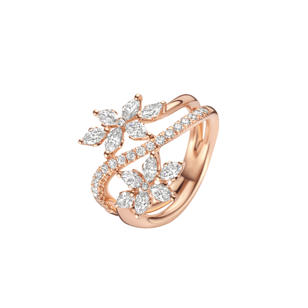 Schaap en Citroen Diamonds ring roodgoud met diamant - #1 Schaap en Citroen Diamonds ring roodgoud met diamant - #1