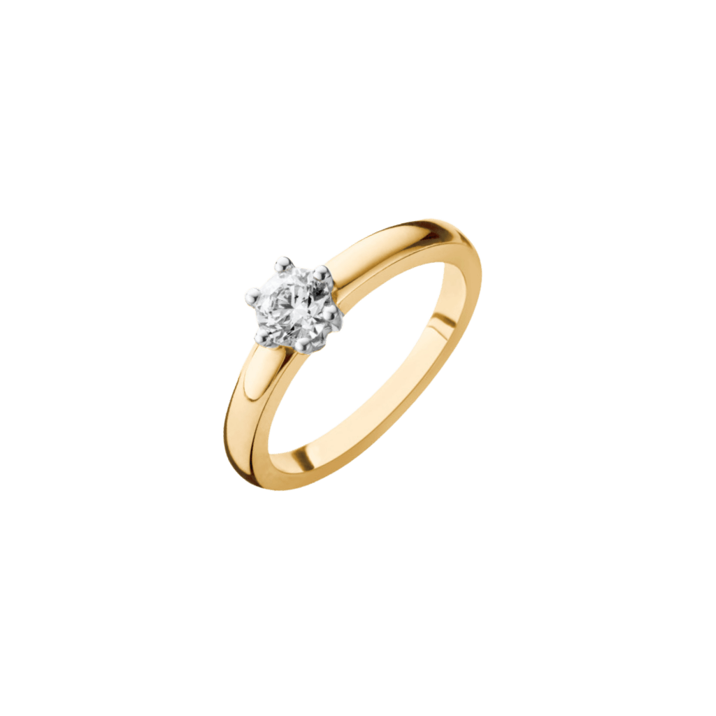 Schaap en Citroen Diamonds ring geelgoud met diamant - #2 Schaap en Citroen Diamonds ring geelgoud met diamant - #2