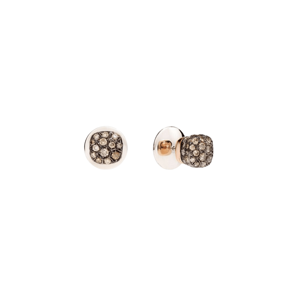 Pomellato Nudo Solitaire oorsieraad roodgoud met diamant - POB7040 O6000 DBR00 - #1 Pomellato Nudo Solitaire oorsieraad roodgoud met diamant - POB7040 O6000 DBR00 - #1