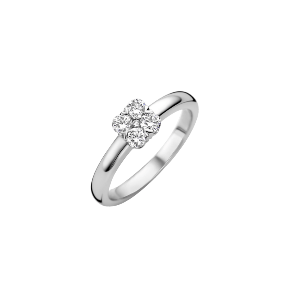 Schaap en Citroen Diamonds ring witgoud met diamant - #1 Schaap en Citroen Diamonds ring witgoud met diamant - #1