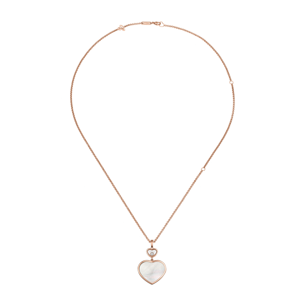 Chopard Happy Diamonds Happy Hearts collier roodgoud met diamant - 79A075-5301 - #3