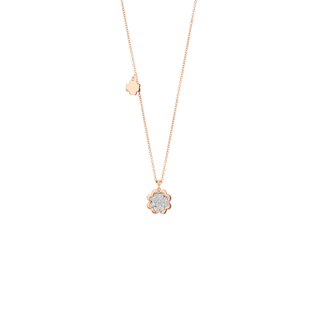 Schaap en Citroen Diamonds collier roodgoud met diamant - #1
