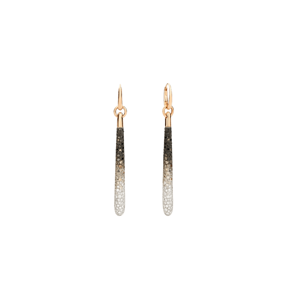 Pomellato Sabbia oorsieraad roodgoud met diamant - POC0180 06BWR DBX00 - #1