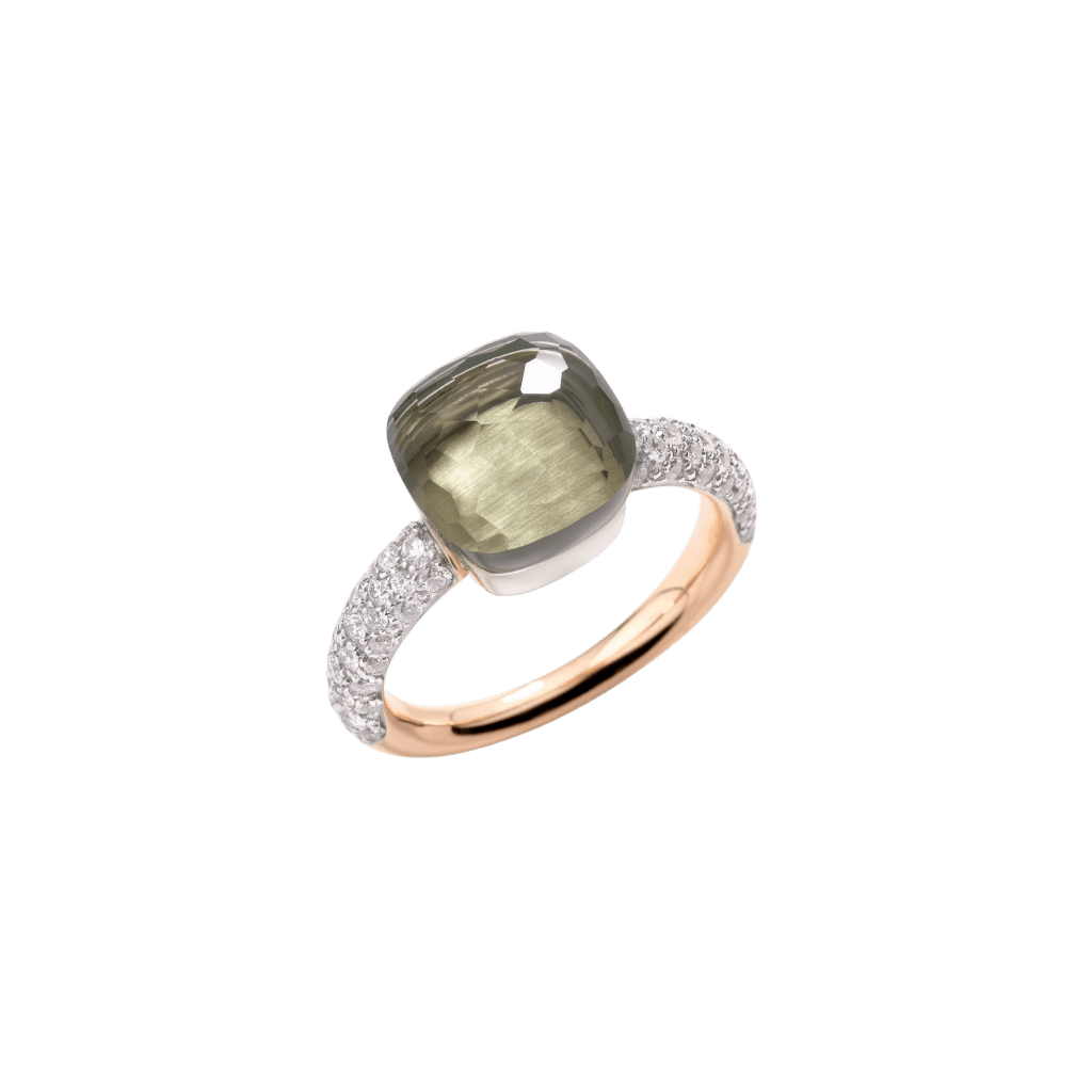 Pomellato Nudo ring roodgoud met diamant - PAC0040 O6WHR DB0PA - #1 Pomellato Nudo ring roodgoud met diamant - PAC0040 O6WHR DB0PA - #1