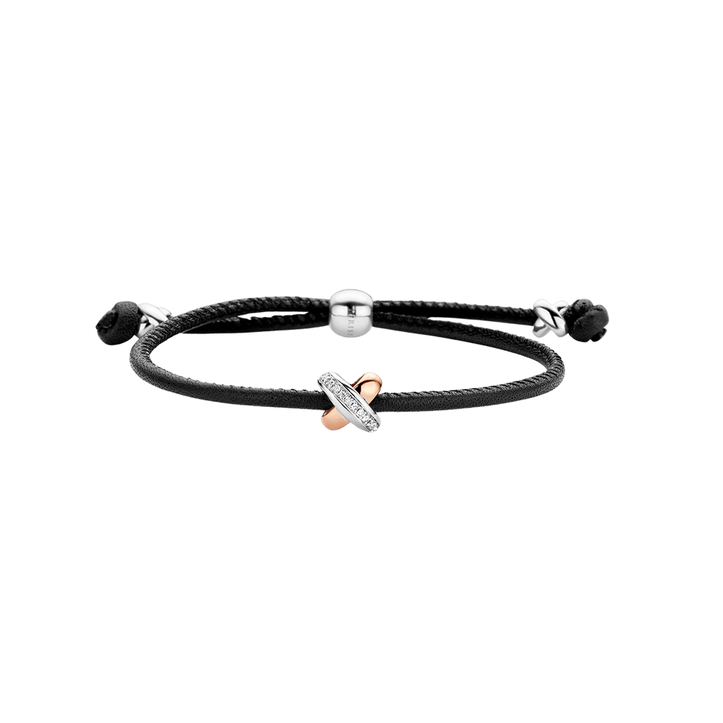Tirisi Moda Kisses armband geelgoud met diamant - TM2133BL(2P) - #2