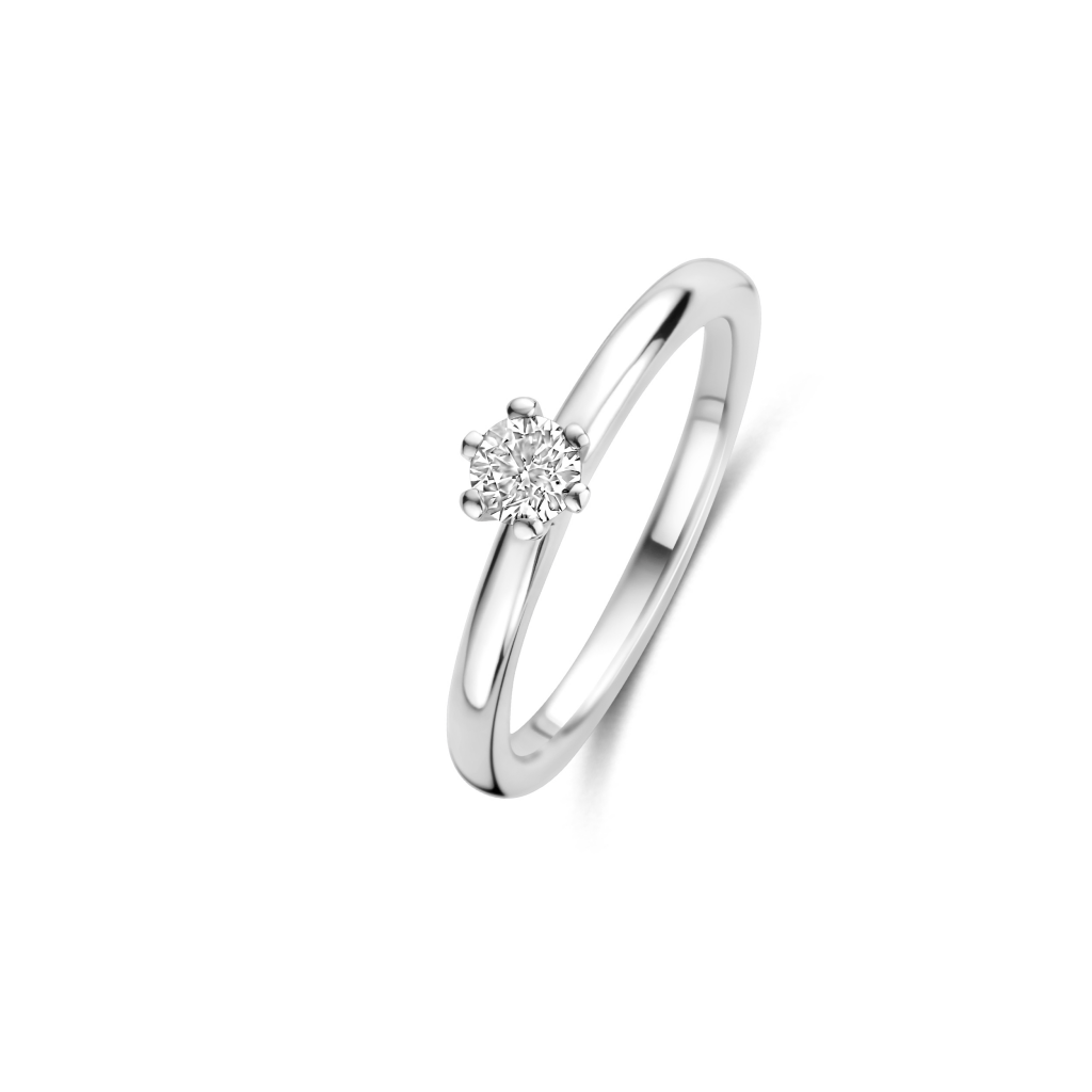 Schaap en Citroen Diamonds ring witgoud met diamant - #1 Schaap en Citroen Diamonds ring witgoud met diamant - #1