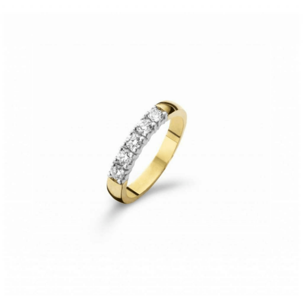 Schaap en Citroen Diamonds ring geelgoud met diamant - #1 Schaap en Citroen Diamonds ring geelgoud met diamant - #1