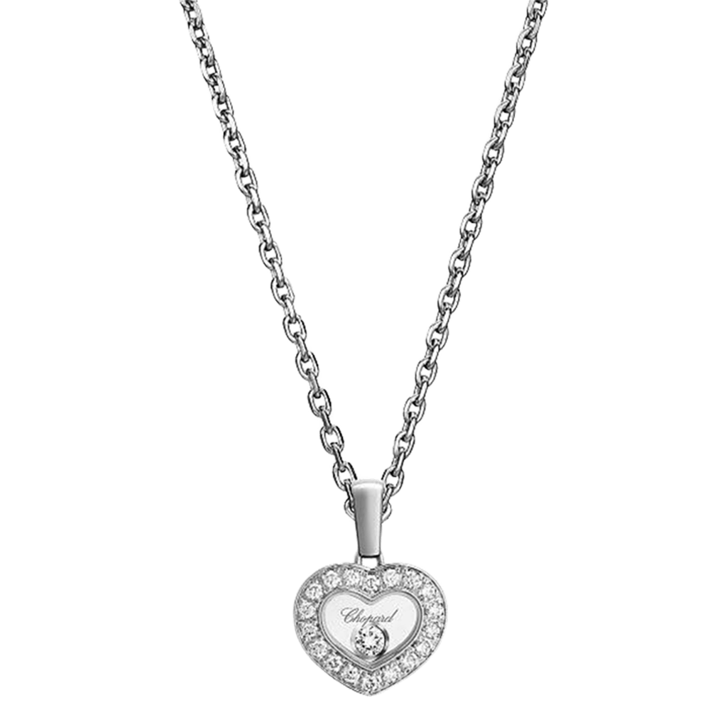 Chopard Happy Diamonds Icons Heart collier witgoud met diamant - 79A054-1201 - #2 Chopard Happy Diamonds Icons Heart collier witgoud met diamant - 79A054-1201 - #2