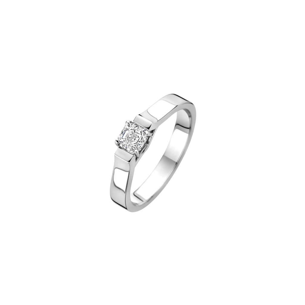 Celeste Solitair ring - Royal Asscher - R.111.RAC.WG.47 Celeste Solitair ring - Royal Asscher - R.111.RAC.WG.47